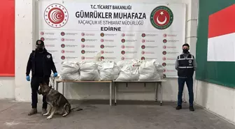 Edirne'de Kapıkule Sınır Kapısı'nda 113 Kilo Esrar Ele Geçirildi