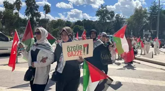 Osmaniye'de kadınlardan Gazze için sessiz çığlık