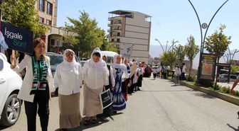 Şırnaklı kadınlardan Filistin için 'Sessiz Çığlık' yürüyüşü