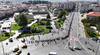 Sivas'ta Gazze için Sessiz Yürüyüş