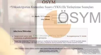 YKS ek yerleştirme sonuçları 2025: YKS ek tercih sonuçları ne zaman açıklanacak, bugün mü açıklanacak?
