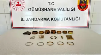 Gümüşhane'de Tarihi Eser Operasyonu: Çok Sayıda Obje Ele Geçirildi