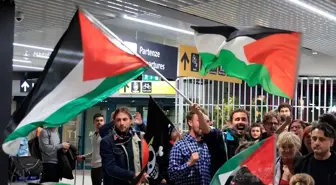 Küresel Sumud Filosu'nda İsrail tarafından alıkonulan 7 İtalyan aktivist daha Roma'ya döndü