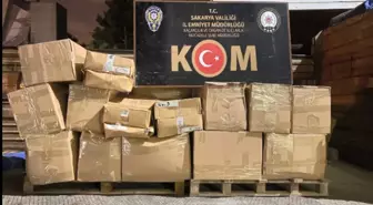 Sakarya'da 2 Milyon Liralık Kaçak Nargile Tütünü Ele Geçirildi