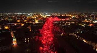 Konya'da Gazze Saldırılarına Karşı Protesto Yürüyüşü Düzenlendi