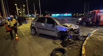 Mersin'de Trafik Kazası: Sürücü Yaralandı