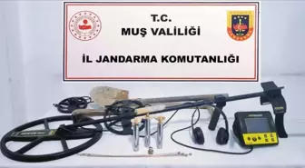 Muş'ta İzinsiz Kazı Yapan 7 Kişi Yakalandı