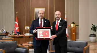OYAK Yönetim Kurulu Başkanı Zekai Aksakallı'dan KKTC Cumhurbaşkanı Tatar'a Ziyaret