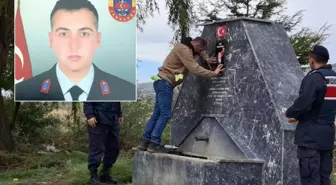 Şehidin hatırası ikinci kez hedef alındı