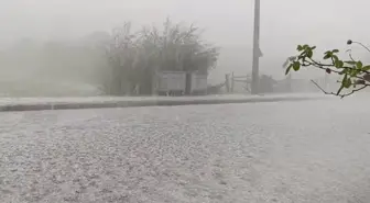 Çaycuma'da Dolu Yağışı Hayatı Olumsuz Etkiledi