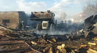 Ardahan'da Ahırda Yangın: 23 Hayvan Hayatını Kaybetti