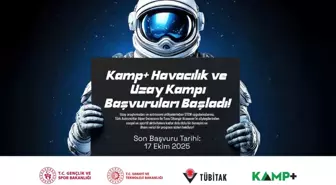 KAMP+ Havacılık ve Uzay Kampı Başvuruları Başladı