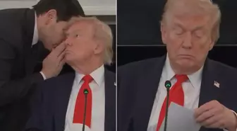 Gazze toplantısını bitiren not! Trump apar topar masadan kalktı