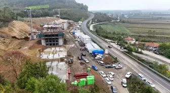 Düzce'de TOKİ Konut İnşaatı İncelendi