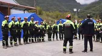 Artvin'de Arama Kurtarma Tatbikatı Gerçekleştirildi