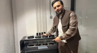 Havada uçan kahve! Yunus Çakmak'tan kahveye görsel şölenli dokunuş