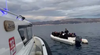 Çeşme Açıklarında 26 Düzensiz Göçmen Kurtarıldı