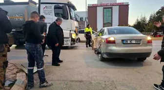 Kulu'da Yakıt Tankeri ile Otomobil Çarpıştı, Yaralı Yok