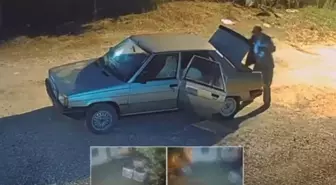 Polatlı'da İnşaatta Kablo Hırsızlığı Kamerada