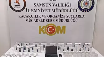 Samsun'da Gümrük Kaçağı 25 Cep Telefonu Ele Geçirildi
