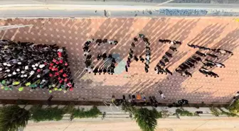 Adıyaman Doğa Koleji'nden Filistin'e Destek Koreografisi