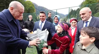 Cumhurbaşkanı Erdoğan Ayder Yaylası'nda