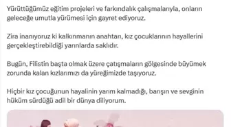 Emine Erdoğan, Dünya Kız Çocukları Günü'nü Kutladı