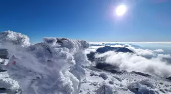 Hasan Dağı'na İlk Kar Düştü