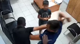 Karakolda kayınbiraderi tarafından darbedildi