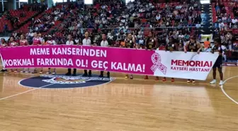 Kadınlar Basketbol Süper Ligi'nde Meme Kanseri Farkındalığı