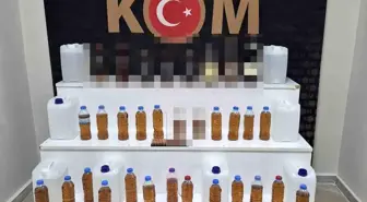 Kırşehir'de Kaçak Alkol ve Tabanca Fişeği Operasyonu