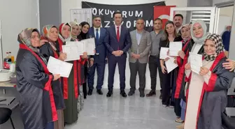 Mardin'de 15 Anne Okuma Yazma Kursunu Tamlayarak Mezun Oldu