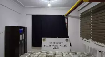 Iğdır-Ağrı Hudut Hattında 32 Kilo Uyuşturucu Ele Geçirildi