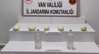 Van'da Uyuşturucu Operasyonu: 4.5 Kilo Asetik Asit Ele Geçirildi
