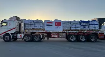 Türkiye'den Gazze'ye Yardım Konvoyu: 333 Tır Malzeme Gönderildi