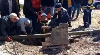 Bucak'ta Kuyuya Düşen Vatandaş İtfaiye Ekipleri Tarafından Kurtarıldı