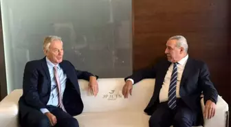 Filistin Devlet Başkanı Yardımcısı Al-Sheikh Tony Blair ile Gazze Planını Görüştü
