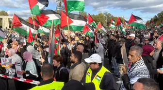 Berlin'de Filistin İçin Büyük Gösteri: 16 Bin Kişi Bir Araya geldi