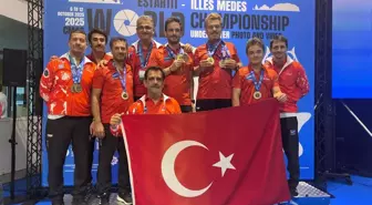 Sualtı Görüntüleme Milli Takımı, Dünya Şampiyonası'nda 6 Madalya Kazandı