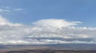 Ağrı Dağı Karla Kaplandı