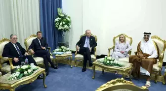 Cumhurbaşkanı Erdoğan'dan Fransa, İngiltere, İtalya ve Katar liderleriyle toplantı