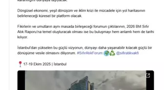 Emine Erdoğan: 'İstanbul'da düzenlenecek Sıfır Atık Forumu, Türkiye'nin kararlılığını dünyaya taşıyacak'