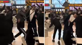 AVM'de ortalık karıştı, sandalyeler havada uçuştu