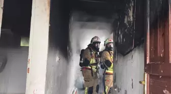 İskenderun'da Tek Katlı Evde Yangın Çıktı