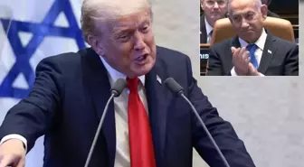 İsrail parlamentosuna hitap eden Trump, isim vermeden Cumhurbaşkanı Erdoğan'ı övdü