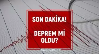 İzmir'de deprem mi oldu? SON DAKİKA! 13 Ekim İzmir'de az önce nerede deprem oldu?