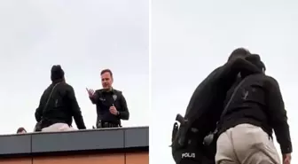 Nedeni çok ilginç! İntihara kalkışan kapıcıyı polisler son anda ikna etti