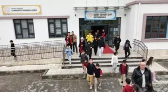 Karabük'teki okullarda eş zamanlı deprem tatbikatı