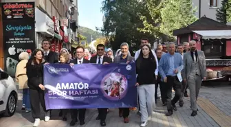 Kütahya'da Amatör Spor Haftası Yürüyüşü ve Ödül Töreni
