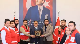 Muğla Genç Kızılay'dan Vali Akbıyık'a Ziyaret